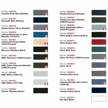 Moeller White Johnson/Evinrude spray paint