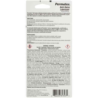 Permatex® Anti-Seize Lubricant, 1 OZ