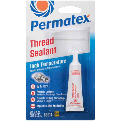 Permatex® High Temperature Thread Sealant, 59214, 6 ML