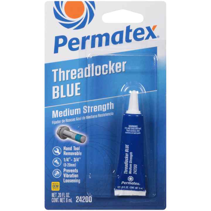 Permatex® Medium Strength Threadlocker Blue , 6 ML