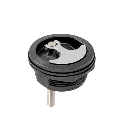 Chrome Plated Zinc Black Nylon Non-Locking Compression Handle with 1-7/8" Shaft