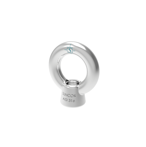 Eye Nut, Grade: 316 Stainless Steel, 1/2"