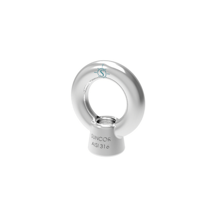 Eye Nut, Grade: 316 Stainless Steel, 1/2"