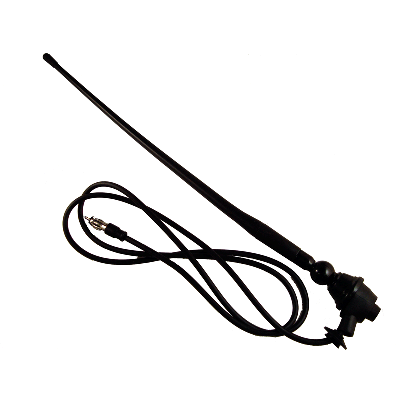 16" Black Flexible Rubber Antenna