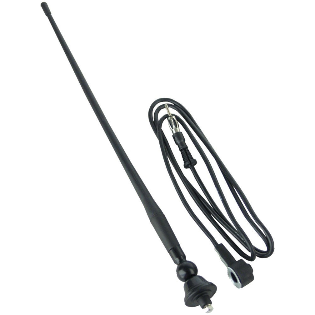 16" Black Flexible Rubber Antenna