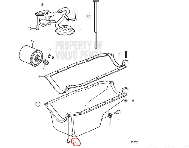 Screw, OMC 3853171, (NOS)