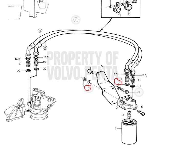 Washer, Volvo 976945, Replaces 960148
