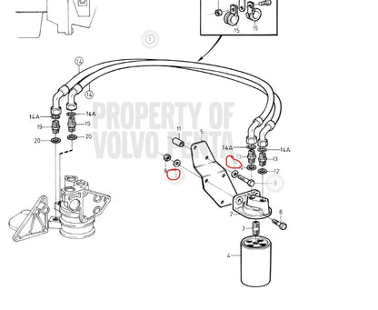 Washer, Volvo 976945, Replaces 960148