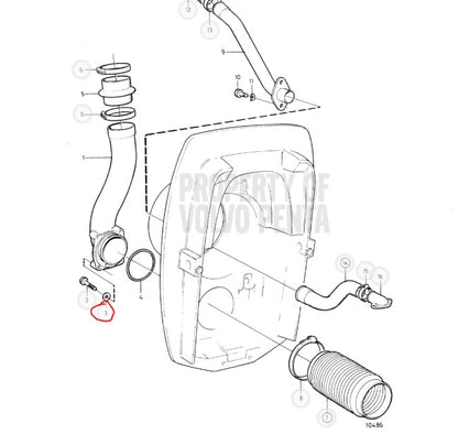 Washer, Volvo 976945, Replaces 960148