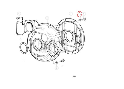 Washer, Volvo 976945, Replaces 960148