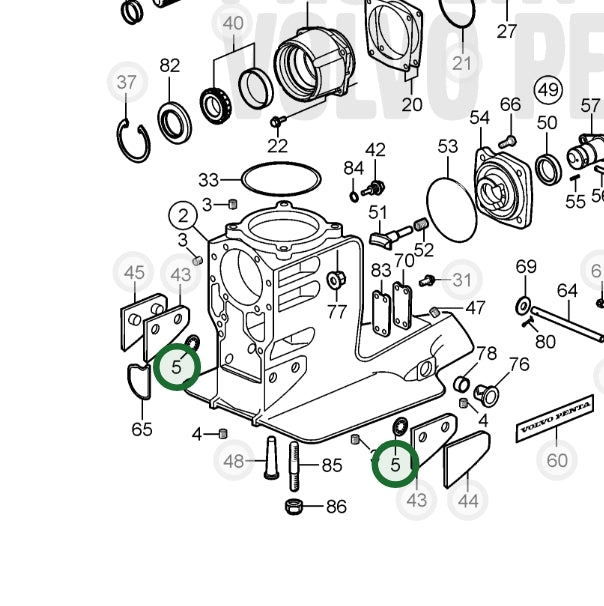 Ring/Retainer, Volvo 3852516