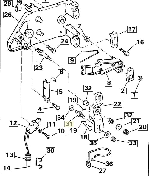 Pin, Shift Lever, OMC 3853314