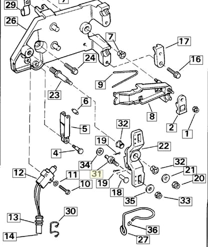 Pin, Shift Lever, OMC 3853314