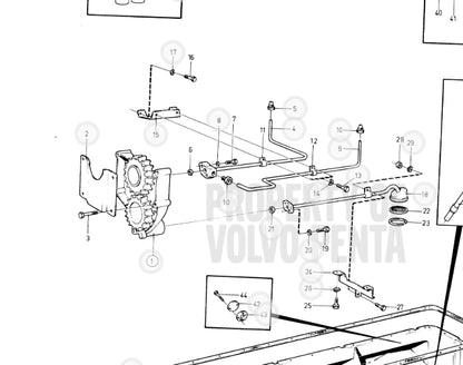 spring washer, Volvo 941907, (NOS)