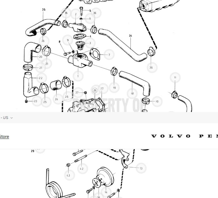 spring washer, Volvo 941907, (NOS)
