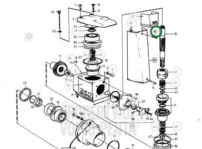 Cross Recessed Screw, Volvo 943218, (NOS)