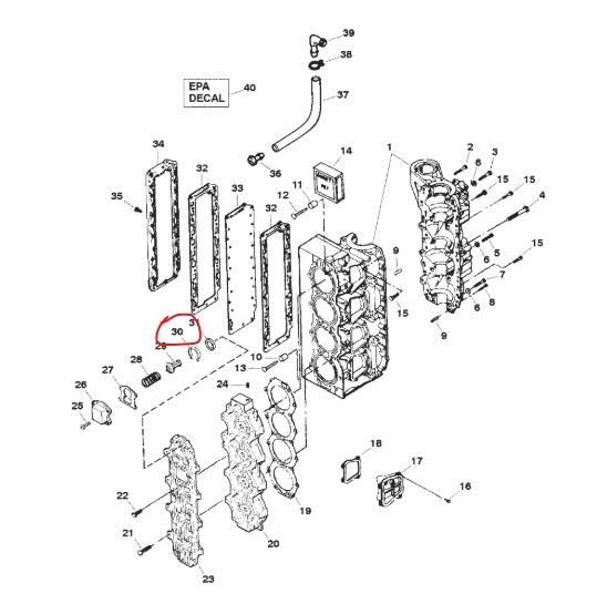 Spacer, T-Stat, Quicksilver 8283111