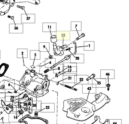 Cam Follower / OMC B766402 replaces 323327