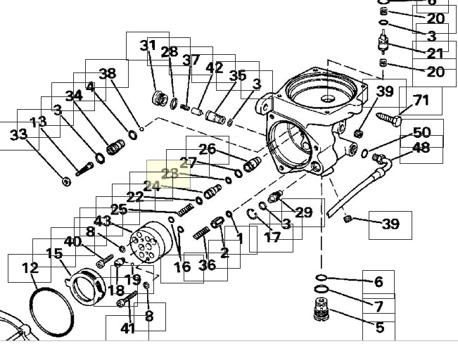 O-RING, Valve core, lower, OMC 324678