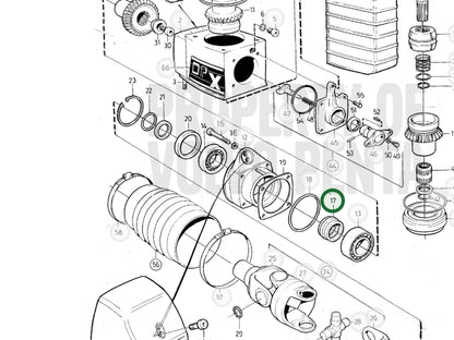 Pretensioning Sleeve, Volvo 853484, (NOS)