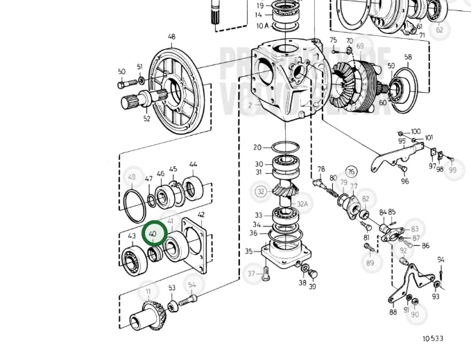 Pretensioning Sleeve, Volvo 853484, (NOS)