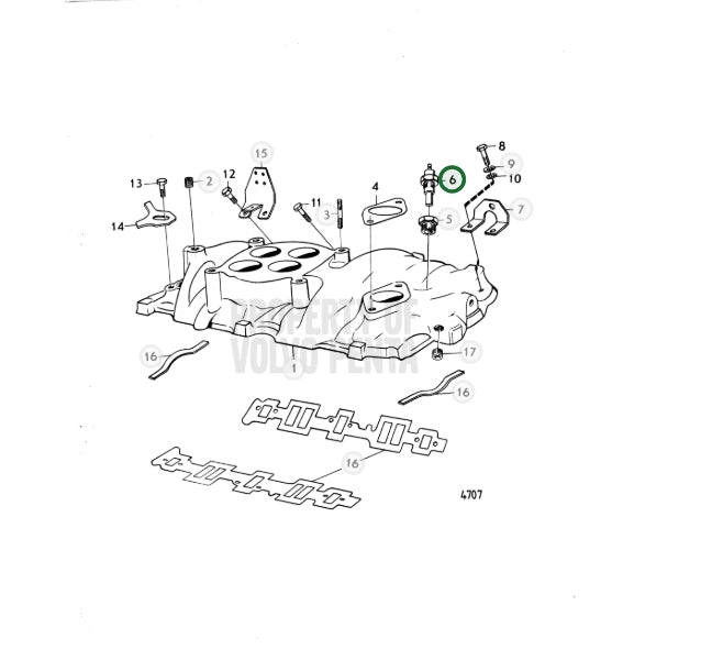 Temp Sensor, Volvo, 824552, (NOS)