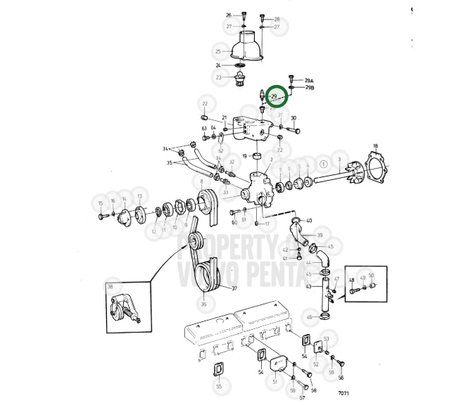 Temp Sensor, Volvo, 824552, (NOS)