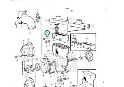 Plug, Volvo 952075, (NOS)