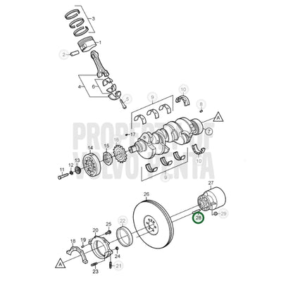 Stud, Volvo 3853274