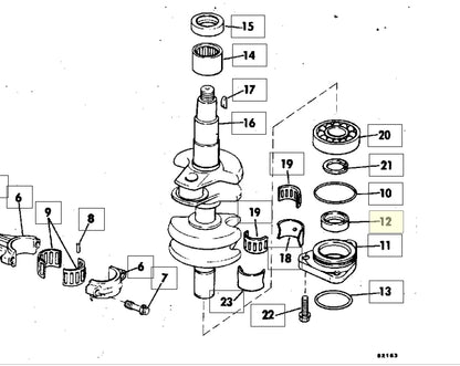 Seal assy, Omc 319664