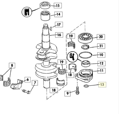 O-Ring, OMC 326649, (NOS)