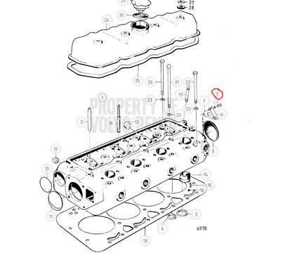 Hexagon Screw, Volvo, 946515, (NOS)