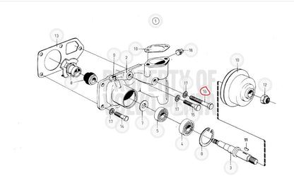 Hexagon Screw, Volvo 947737, (NOS)