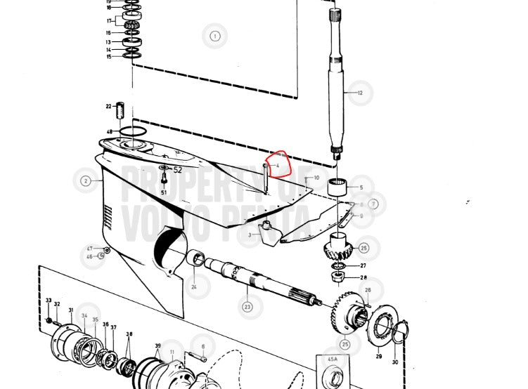 Screw, Volvo 959440, (NOS)