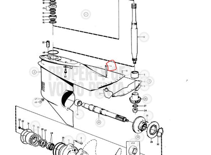 Screw, Volvo 959440, (NOS)