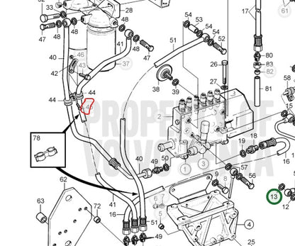 Cross Recessed Screw, Volvo 956094, (NOS)