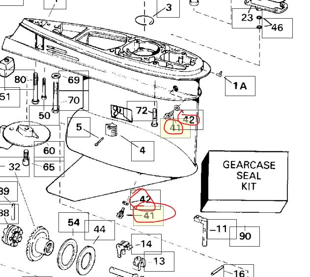 E-Tec Drain Screw with Magnet, Sierra 18-4249