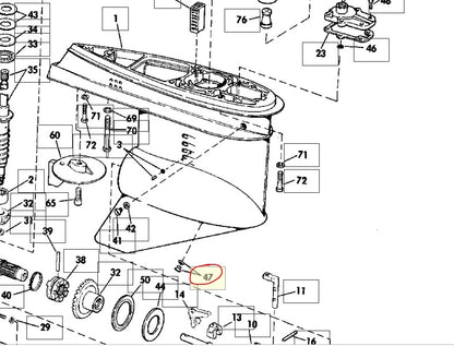 Magnetic Drain Screw J/E, Sierra 18-2378