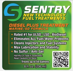 8 Oz. Sentry Diesel Treatment Plus