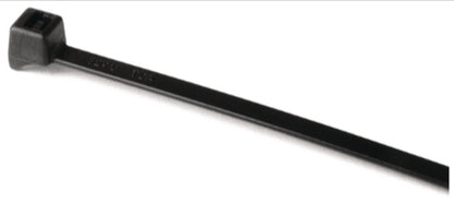 Clamp Tie, 8" Long, 60lb Tensile Strength, PA66HS, Black