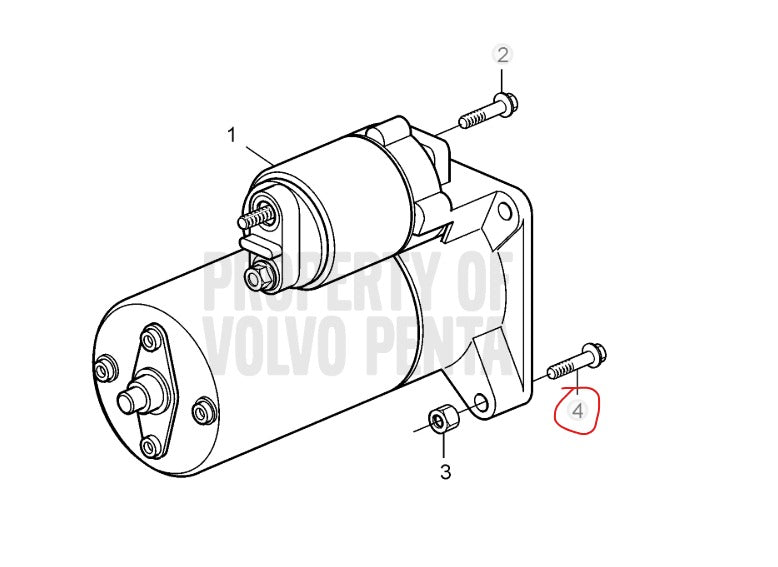 Flange Screw, Volvo 965186, Vintage, (NOS)
