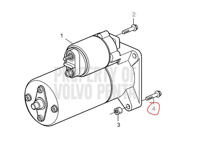 Flange Screw, Volvo 965186, Vintage, (NOS)