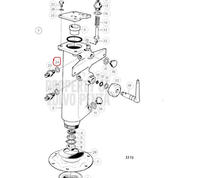 Gasket, Volvo 957177, Vintage, (NOS)