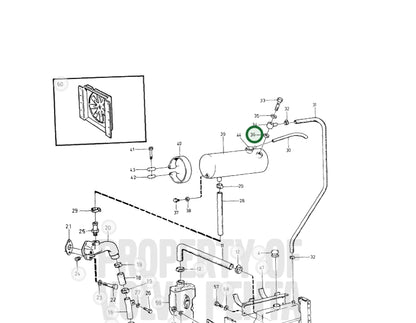 Gasket, Volvo 957177, Vintage, (NOS)