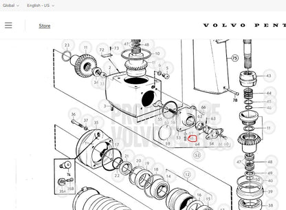 Spring, Volvo 839136, Vintage, (NOS)