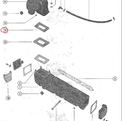 Gasket, Ex. Manifold, Sierra 18-0885