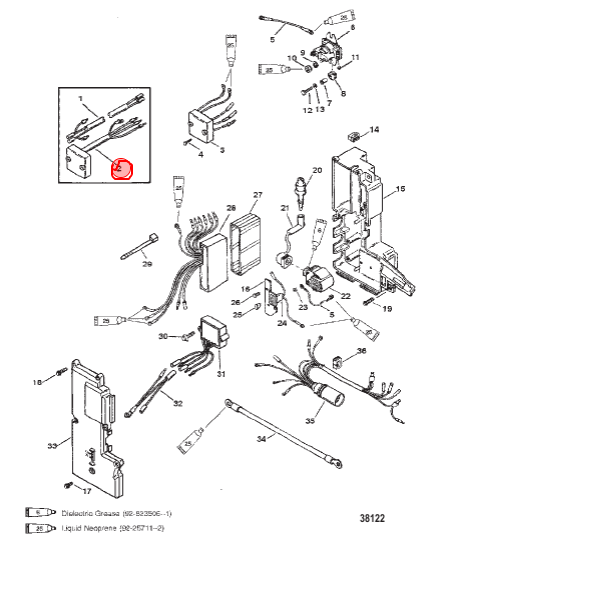 Rev Limiter, Quicksilver 821889A52, (NLA), (NOS)