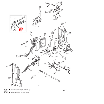 Rev Limiter, Quicksilver 821889A52, (NLA), (NOS)