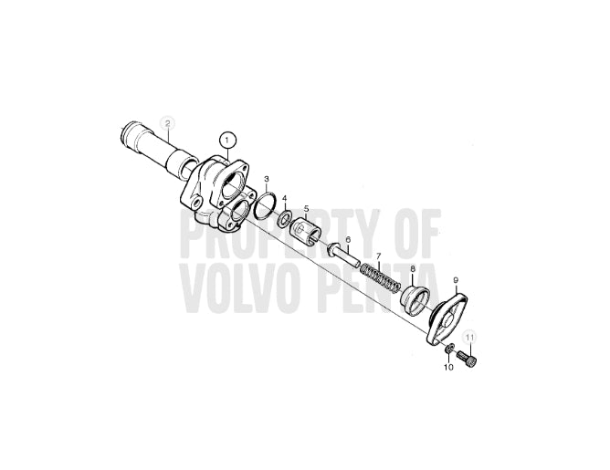 O-Ring, Volvo 949659, (NOS)