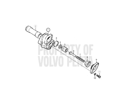 O-Ring, Volvo 949659, (NOS)